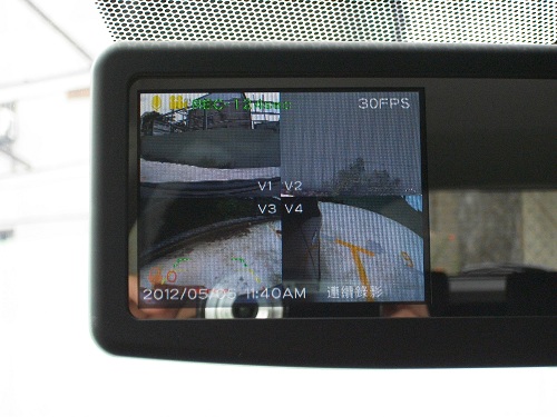 目擊者行車紀錄器4鏡頭畫面完成